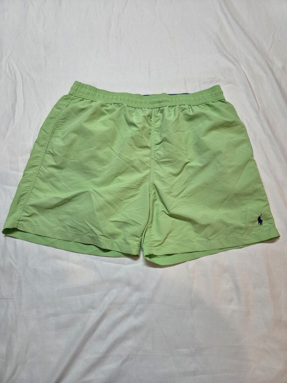 polo ralph lauren Mens Lime Green Swim Trunks Size XL Bathing Suit
